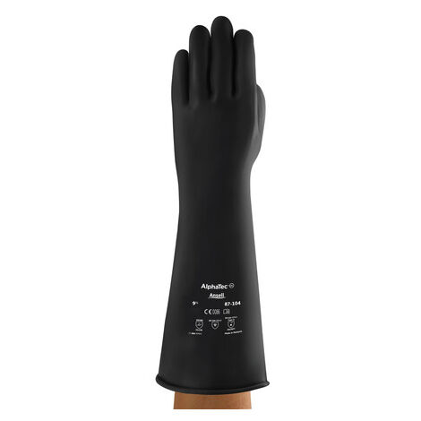 HyFlex 11-605 Gants De Travail Nylon Extensible, Gant Fin Haute Sensibilité Tactile, Bricolage