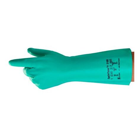 Gants de manutention Ansell AlphaTec Solvex 37-695 taille 10, 1 Paire, Vert ( Prix pour 1 paire )
