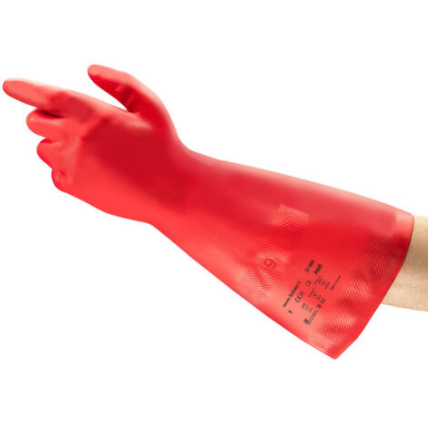 Gants de manutention Ansell AlphaTec Solvex 37-900 taille 10, 1 Paire, Rouge ( Prix pour 1 paire )