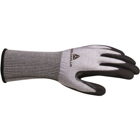 Gants de manutention Delta Plus VENICUT taille 9, Résistant aux coupures, 2 gants, Gris ( Prix pour 1 paire )