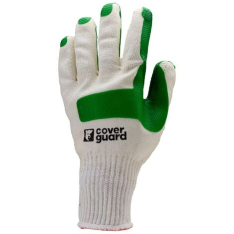 Gants de manutention enduit latex vulcanisé Eurotechnique Pro-Resister (lot de 12 paires de gants) Vert 10