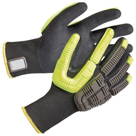 Gants de manutention Honeywell Safety Rig Dog taille 9 - L, Résistant à l'abrasion/coupures, 6 Paires, Noir ( Prix pour Paquet de 6 Paires )