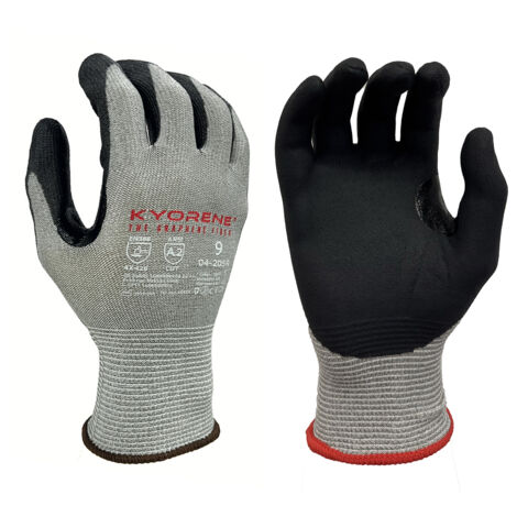 Gants de manutention KYORENE 04-205R taille 11, Résistant aux coupures, 12 Paires, Gris ( Prix pour Paquet de 12 Paires )