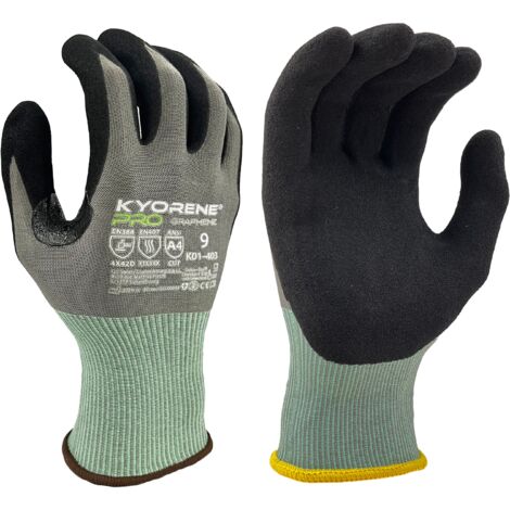 Gants de manutention KYORENE K01-403 taille 10, Manutention générale, 12 Paires, Gris ( Prix pour Paquet de 12 Paires )