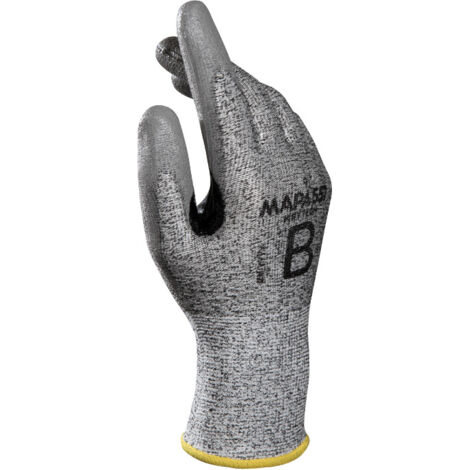 Gants de manutention Mapa KRYTECH 557 taille 10, Résistant aux coupures, 1 Paire, Gris ( Prix pour 1 paire )