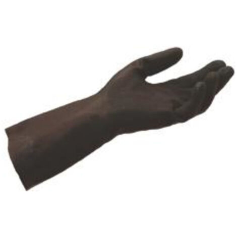 Gants de manutention Mapa ULTRANEO 401 taille 8, Résiste aux produits chimiques, 1 Paire, Noir ( Prix pour Paquet de 10 Paires )