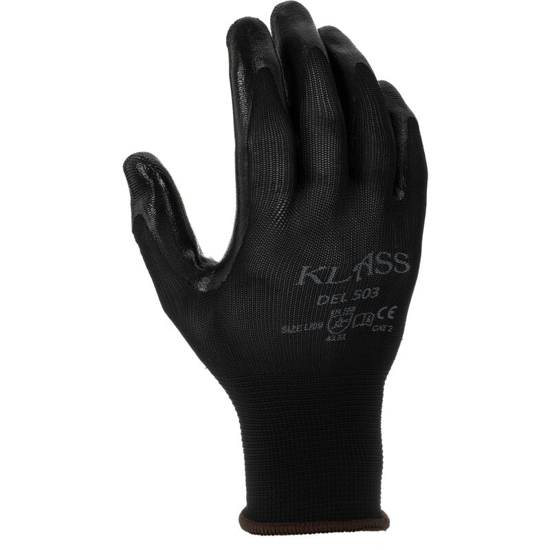 Gants de manutention Rs Pro taille 9, l, Manutention générale, 24 gants, Noir ( Prix pour Sachet de 12 )