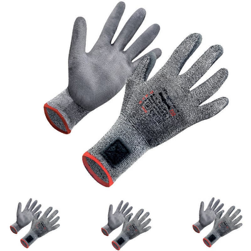 Keli - Lot 3 Gants de Manutention Structure hppe gtpu T10