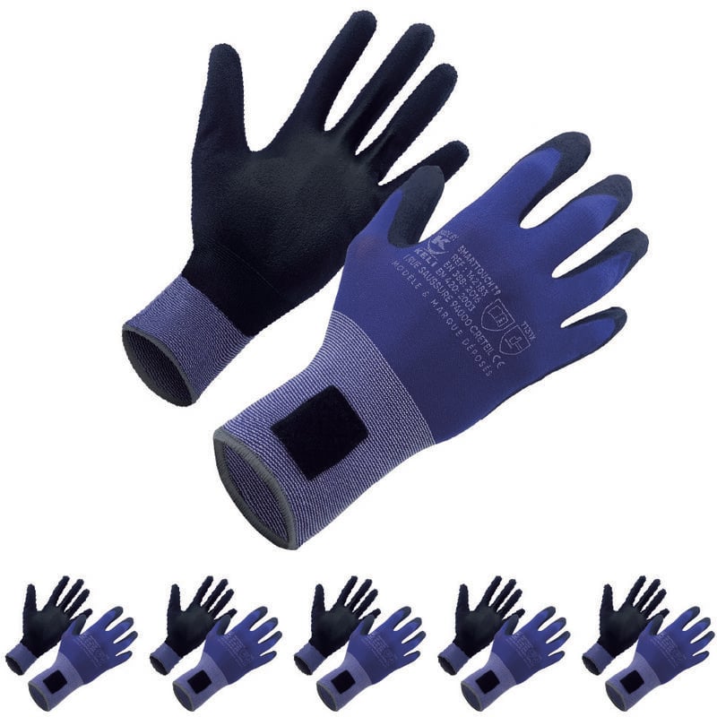 Keli - Lot 5 Gants de Manutention Tactile Smarttouch T08