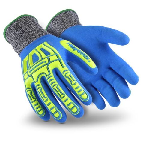 Gants de manutention Uvex Thin Lizzie™ Fluid 7102 taille 11, XXL, Protection contre les chocs, Bleu ( Prix pour 1 paire )