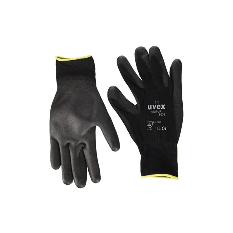 Uvex - 60248 11 unipur 6639 gants de sécurité, taille: 11, noir