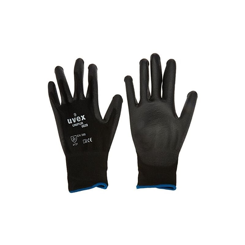 Uvex - 60248 9 unipur 6639 gants de sécurité, taille: 9, noir