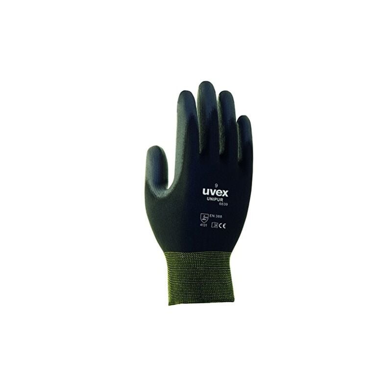 Uvex - 60248 10 unipur 6639 gants de sécurité, taille: 10, noir