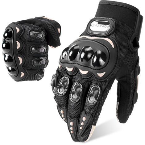 Gants De Moto Homme - Doigts Complets, écran Tactile, Imperméables - Pour Vélo, Randonnée, Escalade - Confort Et Protection