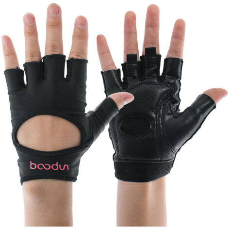 Gants de musculation et de fitness pour femmes Boton, gants de yoga antidérapants pour sports en salle, gants demi-doigts pour haltères