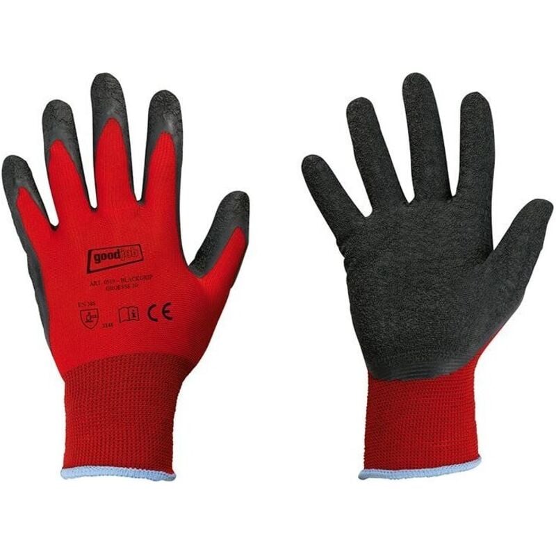 FP - Gants de protection black grip, Taille10 (Par 12)