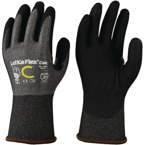 Gants de protection contre les coupures LeiKaFlex® CUT RL 1636 taille 9 gris/noir EN 388 PSA II (Par 12)