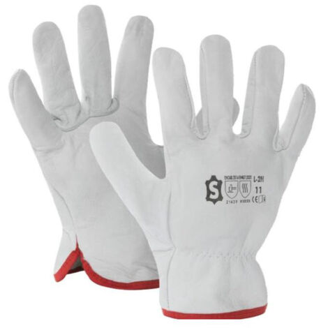 Gants de protection cuir pleine fleur de bovin T11 naturel - L-2N 11