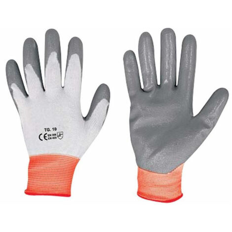 Gants de protection en Nitril TAILLE 8 (Lot de 6 )