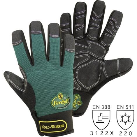 Gants de protection FerdyF. 1990-8 Cuir synthétique CLARINO® EN 388 RISQUES MECANIQUES 2142 + EN 511 RISQUES FROID 22 T