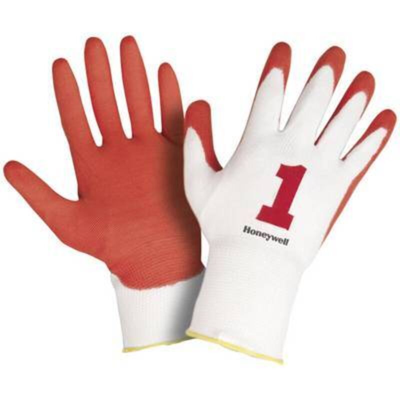 10 paires de gants Check & Go Original Nit 1 (rouge) Honeywell 2332265 - Rouge - 7 (s) - Rouge