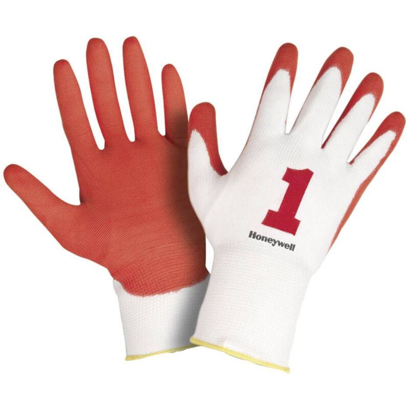 10 paires de gants Check & Go Original Nit 1 (rouge) Honeywell 2332265 - Rouge - 8 (m) - Rouge