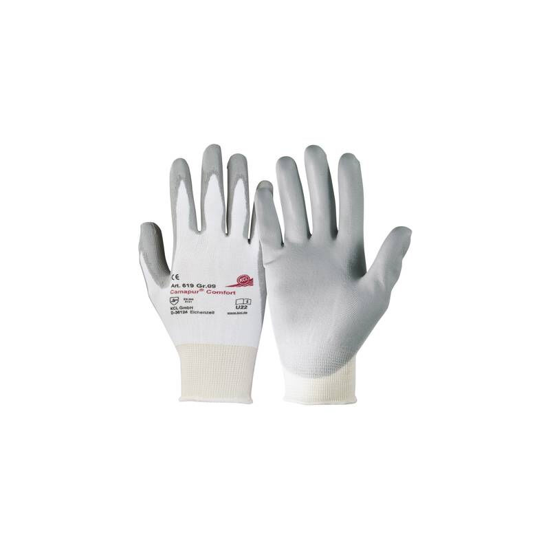 Gants de protection kcl 619-9 polyuréthane, polyamide en 388 risques mecaniques 2131 taille 9 (l)