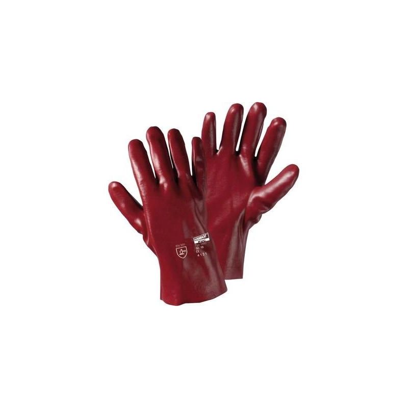 Gants de protection worky 1481 pvc en 388 risques mecaniques 4121 taille 10 (xl)