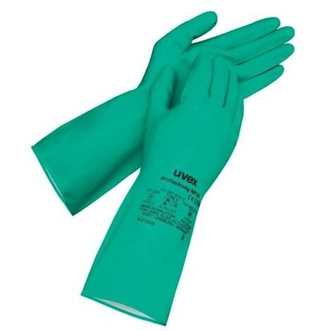 Gants de protection nitrile PROFASTRONG vert T9 UVEX 700.0019SC.T9