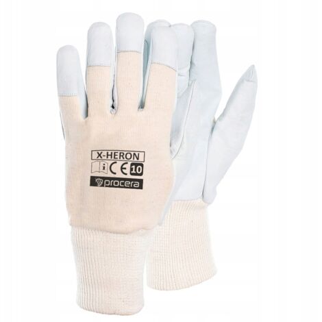 GANTS DE PROTECTION RENFORCÉS EN PEAU DE CHÈVRE X-HERON 9
