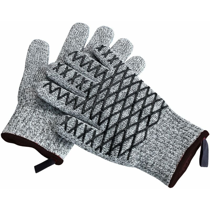 wenko - gants de protection résistants à la chaleur, 2in1, homme
