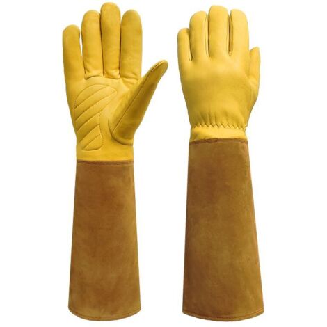 Gants de protection RONCIER épines et ronces - Taille 11.5cm - Brun