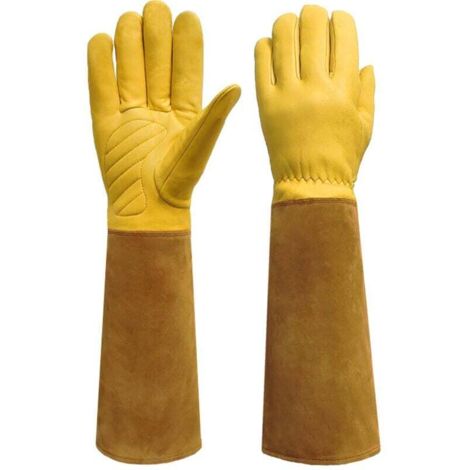 Gants de protection RONCIER épines et ronces - Taille 11.5cm - Brun