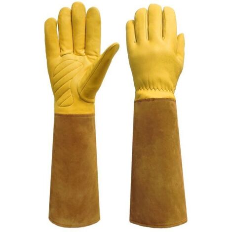 Gants de protection RONCIER épines et ronces - Taille 11.5cm - Brun