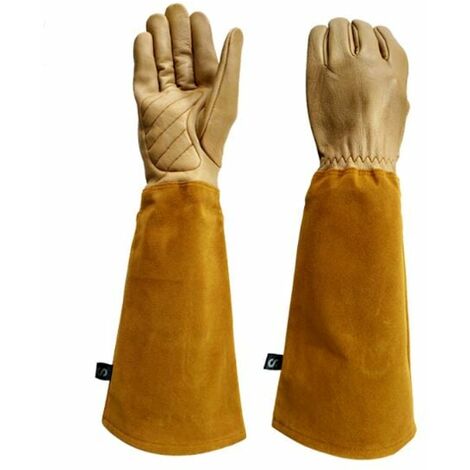 Gants de protection RONCIER épines et ronces - Taille 12cm - Brun 3LF8uKyftqV