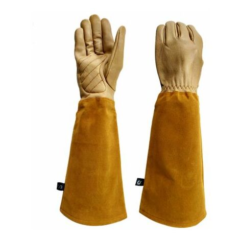 Gants de protection RONCIER épines et ronces - Taille 12cm - Brun