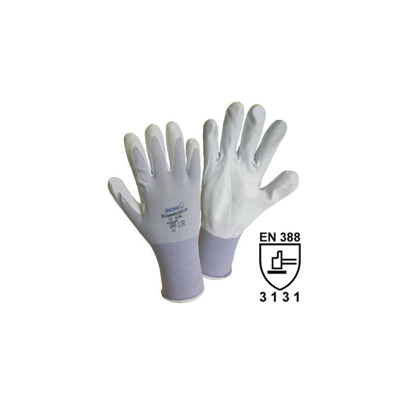 Gants de protection Showa 1164-8 polyamide avec revêtement nitrile en 388 taille 8 (m)
