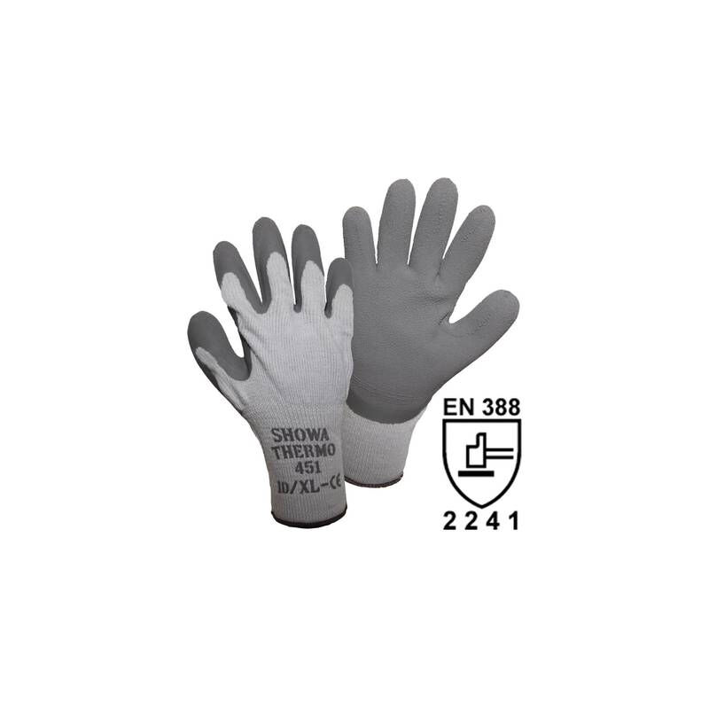 Showa - gants de protection 14904-8 acrylique/coton/polyester en 388 taille 8 (m)