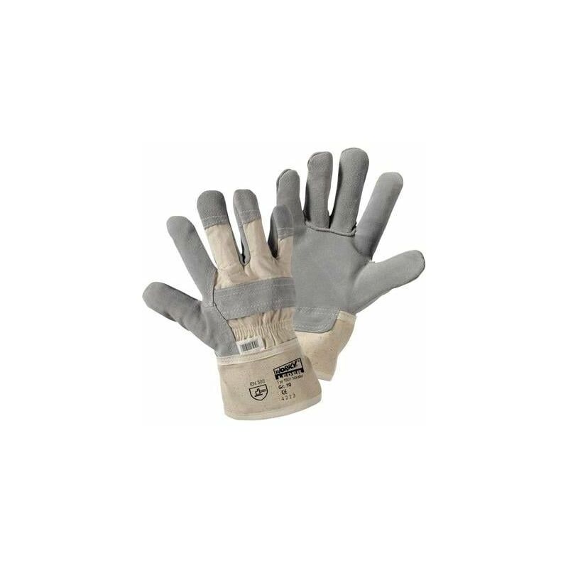 Gants De Protection Worky 1501 Cuir Refendu De Vachette En 388 Risques Mecaniques 4223 Taille 10 (Xl)