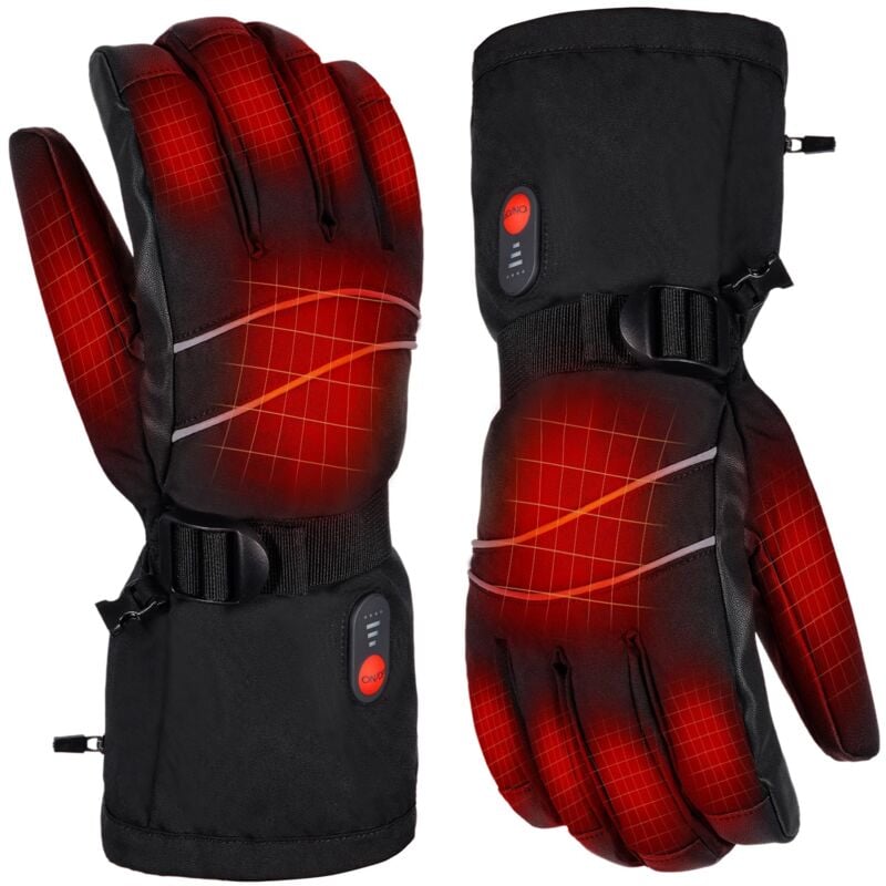 Gants de Ski Unisexe Hiver Chaud Gants Thermiques Imperméables Snowboard Cyclisme Running Escalade Randonnée Sports de Plein air