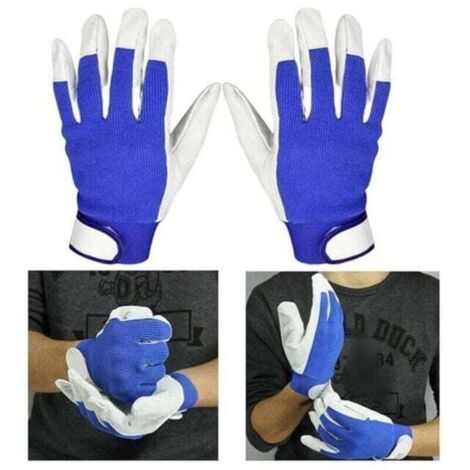 Gants De Soudage, Gant en Cuir Résistant À La Chaleur pour Soudeur Tig/Griller/Barbecue/Four/Cheminée/Poêle À Bois (2 Paires) T Audace
