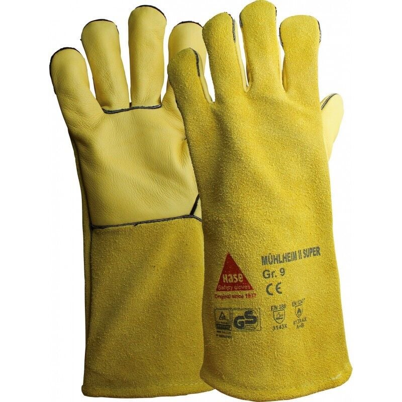 Hase Safety Gloves - Gant de soudure 2 Super, gs, Taille10 (Par 10)