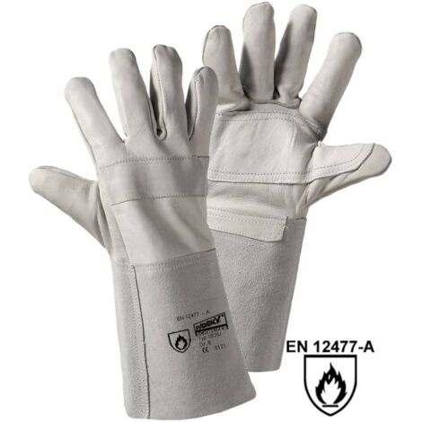 Gants de soudeur Taille: 8, M L+D worky RAZZO-jnr. 1826J 1 paire(s) - gris