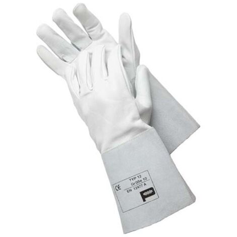 Gants de soudure, cuir fendu Typ 12, 35 cm,Taille 10