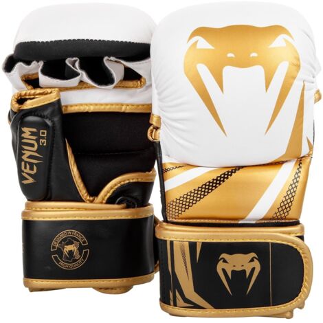 Gants de sparring MMA Venum Challenger 3.0 Blanc/Or Taille M