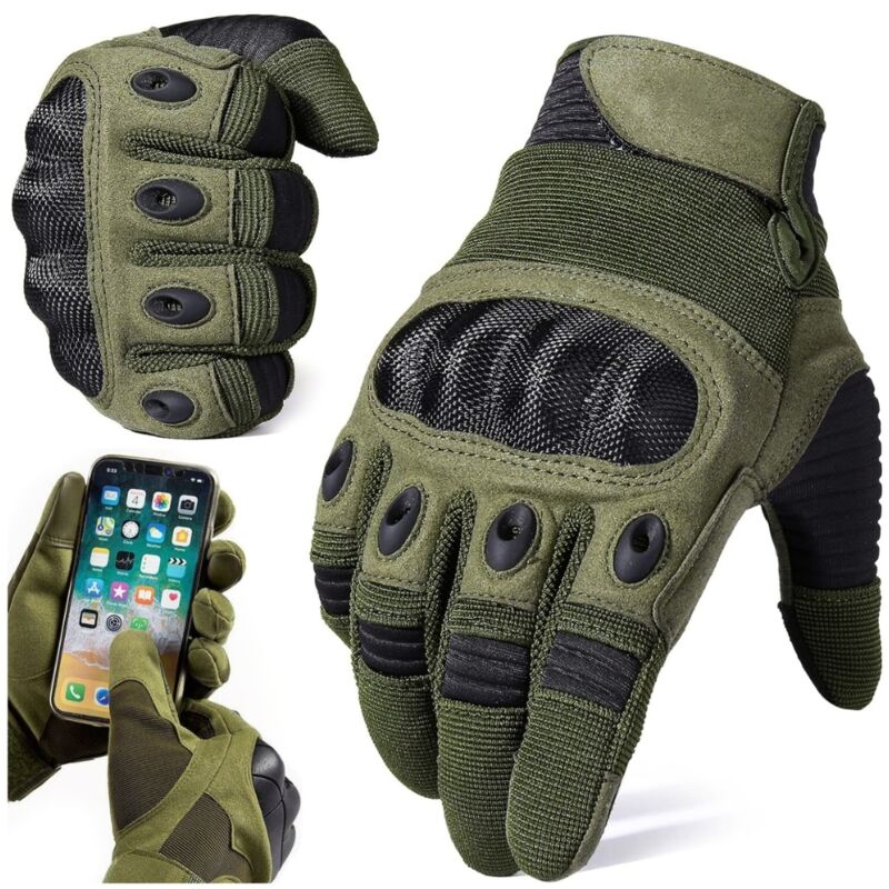Gants tactiques militaires de survie tactiles pour hommes - Cadeau pour la fête des pères