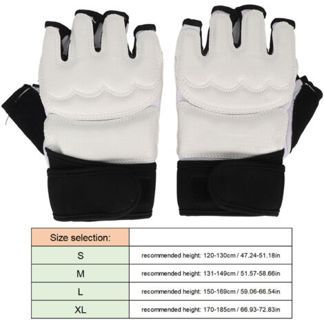 Gants de Taekwondo Professionnels Adultes/Enfants - Entraînement Sac de Frappe Respirant Boxe