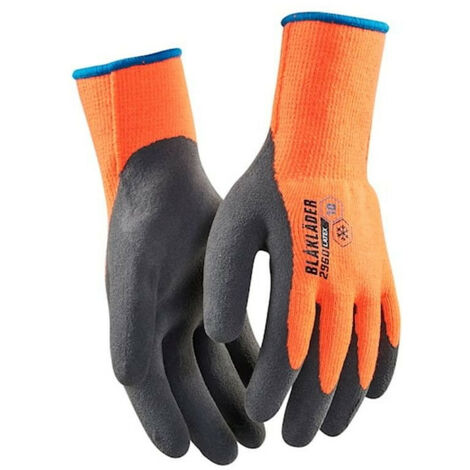 Gants de travail artisan doublés anti-froid BLAKLADER 2960 - Orange clair - 11 (2XL)