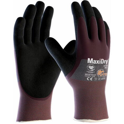 Gants de travail ATG MaxiDry 56-425 - 10 (XL) - Pourpre