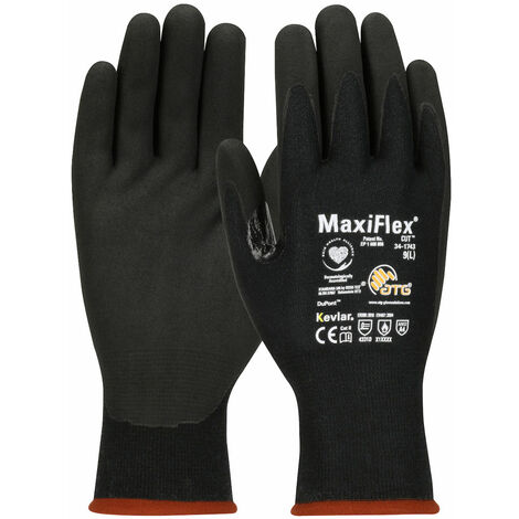 Gants de travail ATG MaxiFlex 34-1743 - 9 (L) - Noir